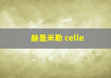 赫曼米勒 celle